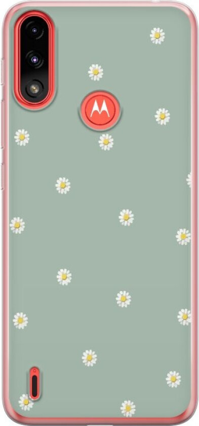 Mobildeksel til Motorola Moto E7 Power med Prestekrage motiv