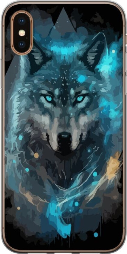 Mobildeksel til Apple iPhone XS Max med Ulve motiv
