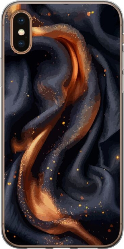 Mobildeksel til Apple iPhone XS Max med Brennende silke motiv