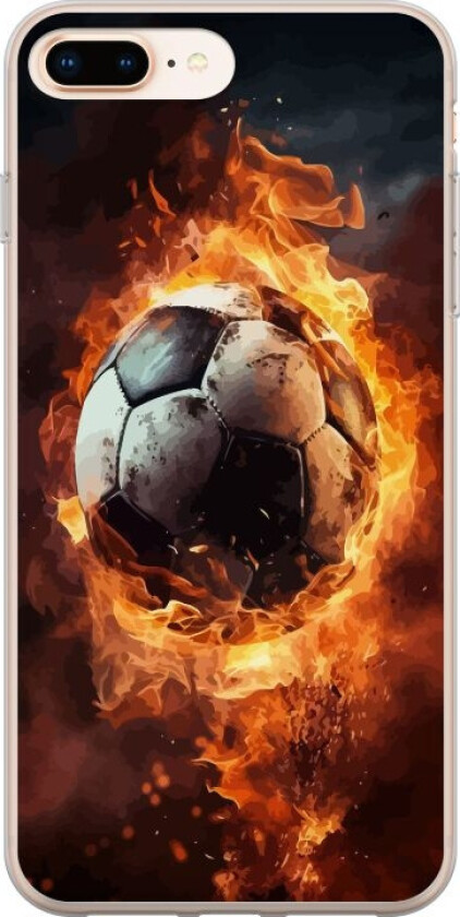 Mobildeksel til Apple iPhone 7 Plus med Fotball motiv