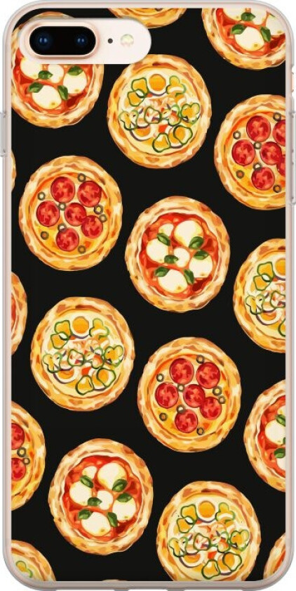 Mobildeksel til Apple iPhone 7 Plus med Pizza motiv