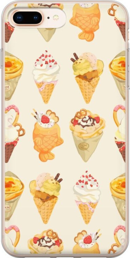 Mobildeksel til Apple iPhone 7 Plus med Glassig motiv