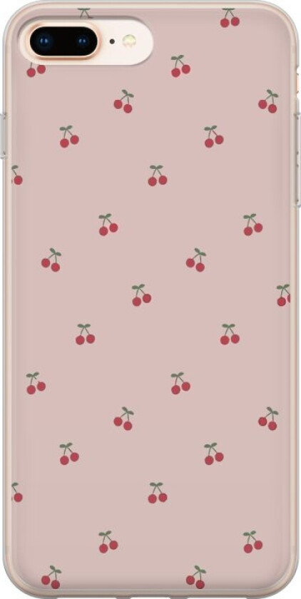 Mobildeksel til Apple iPhone 7 Plus med Kirsebær motiv