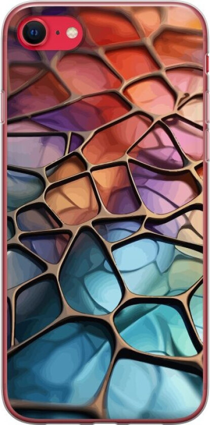 Mobildeksel til Apple iPhone 7 med Metalliskt mønster motiv