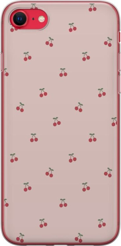 Mobildeksel til Apple iPhone 7 med Kirsebær motiv