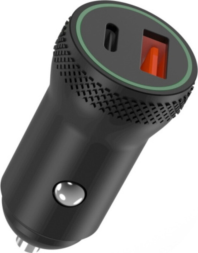 Bilde av XO CC33 - Billader PD QC 3.0, 18 W, 1x USB, 1x USB-C, svart