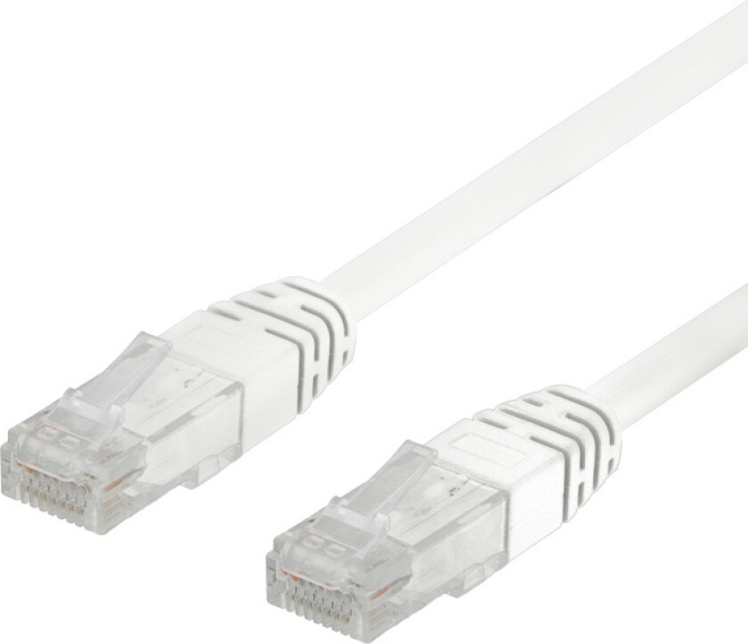 50-pack U/UTP Cat6 patch c., 1m, Delta-certified,LSZH, white