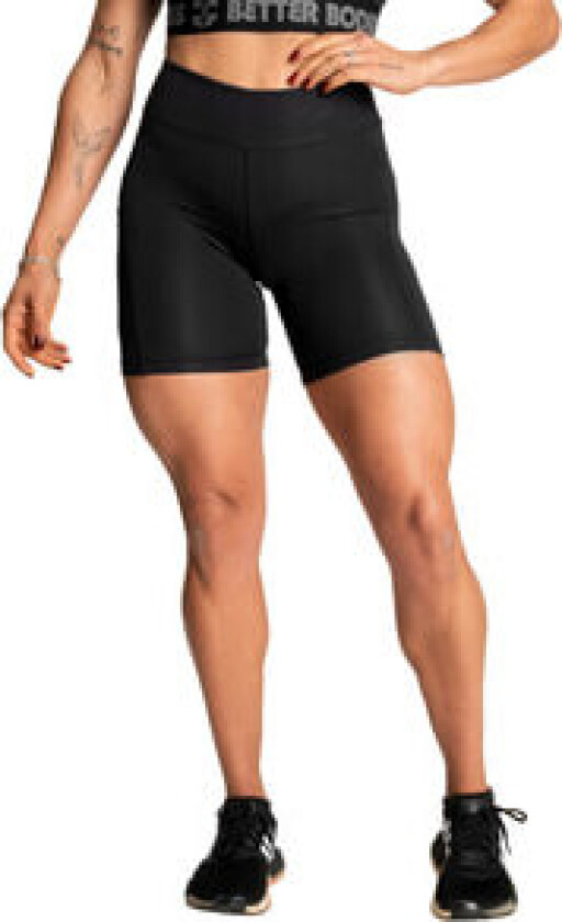 High Waist Shorts, black, small
