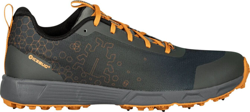 Route BUGrip, løpesko med pigg, herre Granite/honeyginger