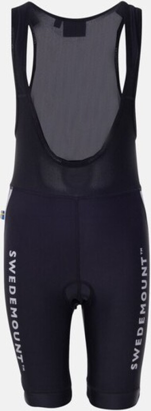 Bike Bib Short Tights Jr, Black/Reflective, 150, Sykkelbukser Korte