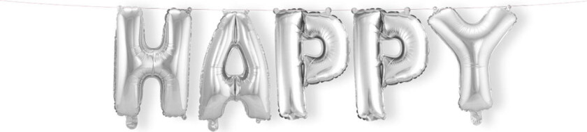 Folieballong 'Happy'