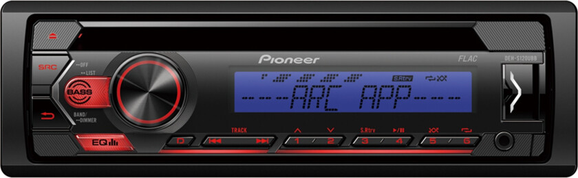 Pioneer DEH-S120UBB 1-DIN bilstereo med CD og USB