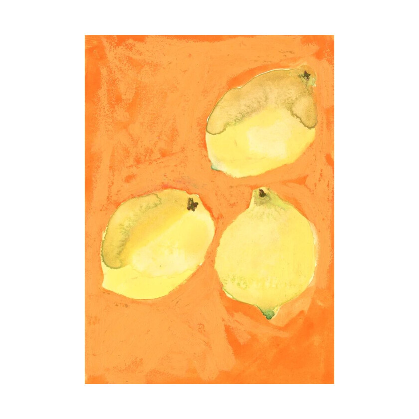 Lemons poster 30x40 cm