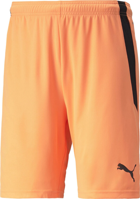 teamLIGA Shorts, fotballshorts herre Neon Citrus-puma Bla