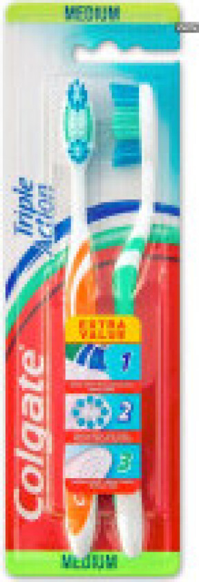 Cepillo D Colgate Triple Accion 2 Uds