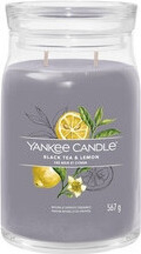 - Black Tea & Lemon Signature Candle