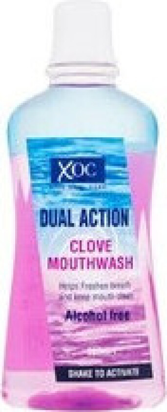 XPel - Dual Action Clove Mouthwash - Ústní voda pro svěží dech a čistou dutinu ústní 500ml
