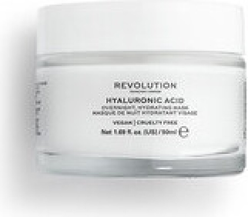 - Hyaluronic Acid Overnight Hydrating Mask - Night moisturizing face mask 50ml