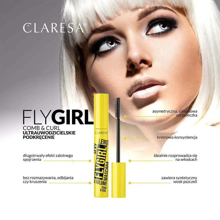 Claresa Mascara Flygirl Comb & Curl