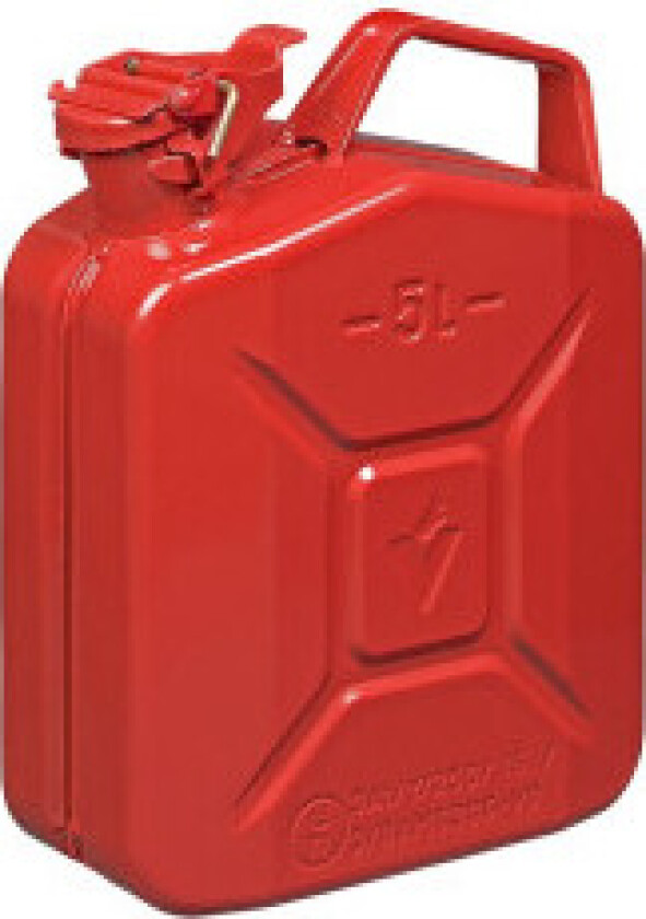 Bilde av Jerry can 5L metallrød UN- & TüV/GS-godkjent
