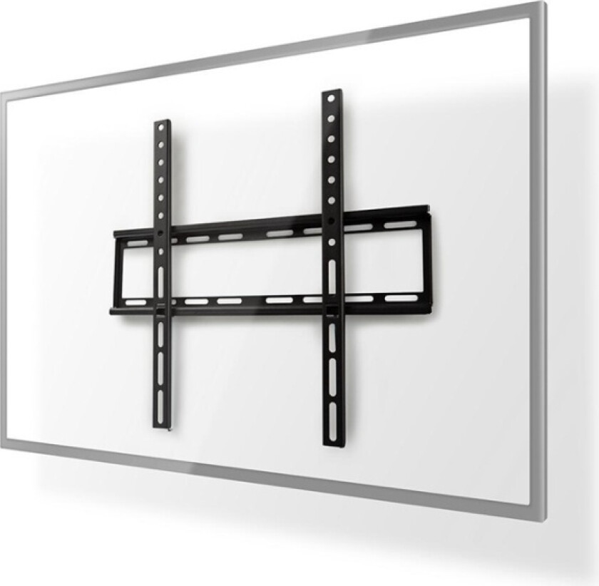 Fast TV Veggfeste | 23-55 " | Maximum skjerm vekt: 35 kg | Minimum vegg avstand: 23 mm | Stål | Sort