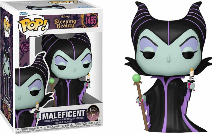 Tornerose 65-årsjubileum POP! Disney Vinyl Figur Maleficent m/Lys 9 cm