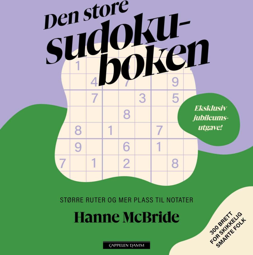 Den store sudokuboken av Hanne McBride