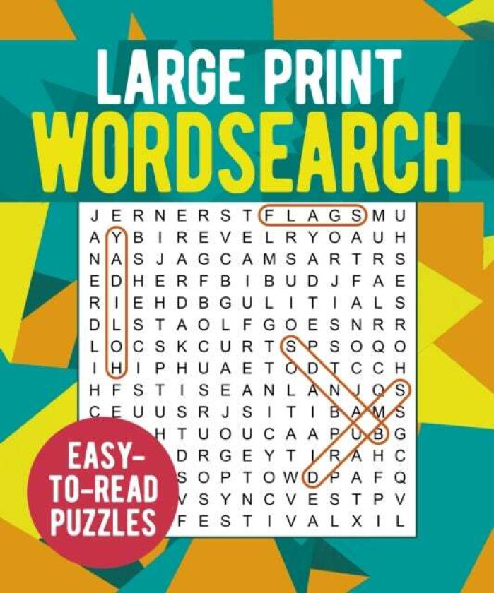 Large Print Wordsearch av Eric Saunders