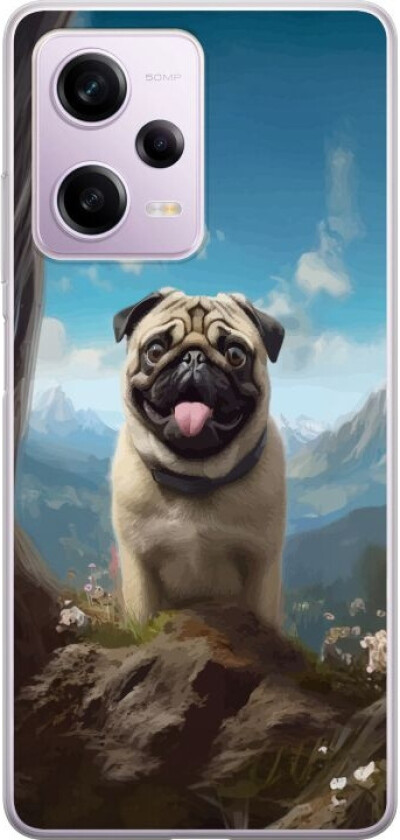Mobildeksel til Xiaomi Redmi Note 12 Pro med Glad Hund motiv