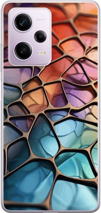 Mobildeksel til Xiaomi Redmi Note 12 Pro med Metalliskt mønster motiv