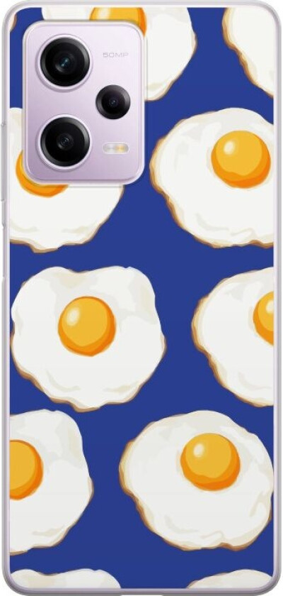 Mobildeksel til Xiaomi Redmi Note 12 Pro med Stekte egg motiv