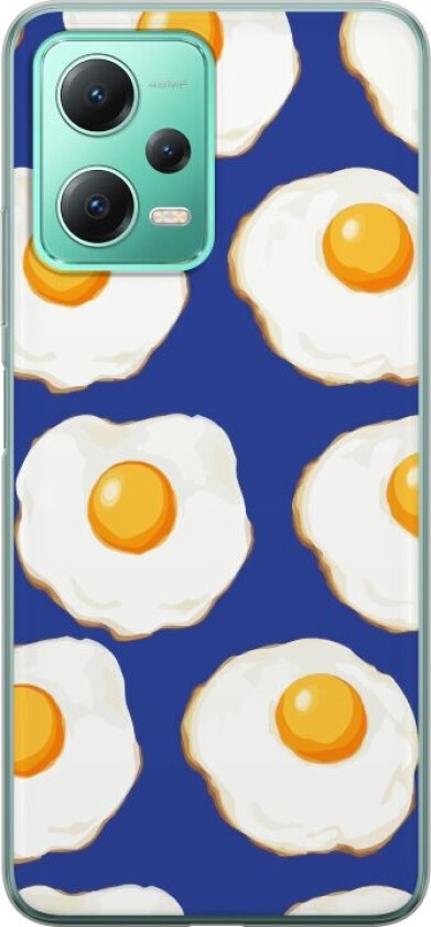 Mobildeksel til Xiaomi Redmi Note 12 med Stekte egg motiv