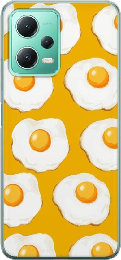 Mobildeksel til Xiaomi Redmi Note 12 med Stekt egg motiv