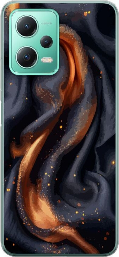 Mobildeksel til Xiaomi Redmi Note 12 med Brennende silke motiv