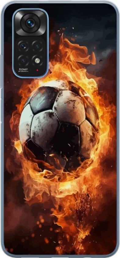 Mobildeksel til Xiaomi Redmi Note 11S med Fotball motiv