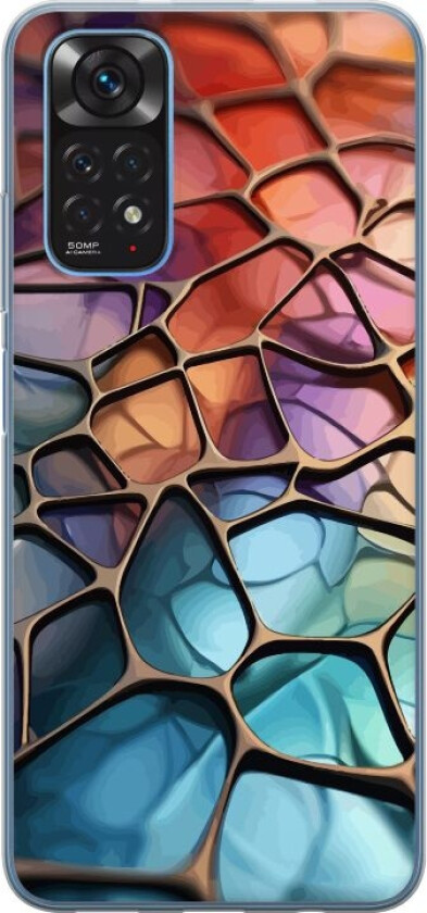 Mobildeksel til Xiaomi Redmi Note 11 med Metalliskt mønster motiv