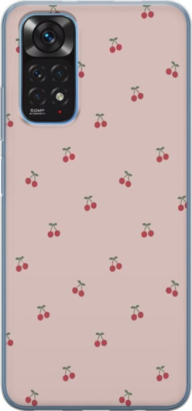 Mobildeksel til Xiaomi Redmi Note 11 med Kirsebær motiv