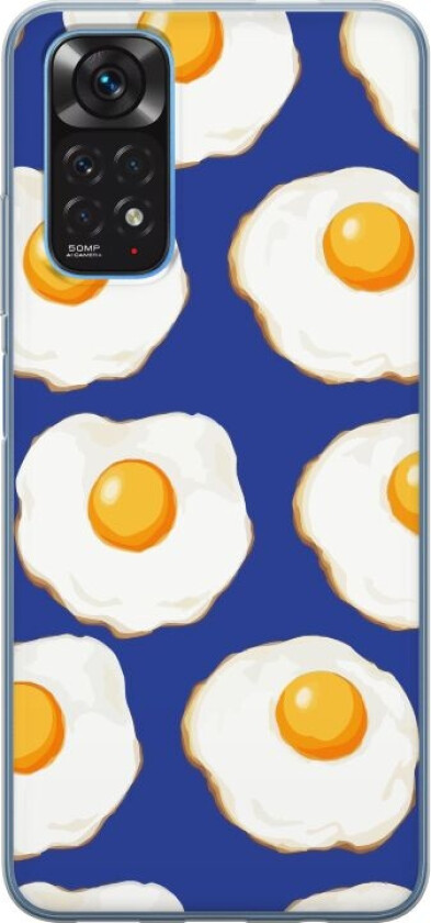 Mobildeksel til Xiaomi Redmi Note 11 med Stekte egg motiv