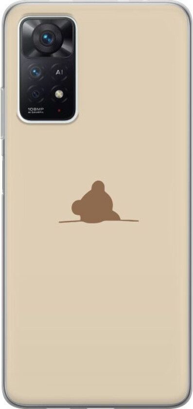 Mobildeksel til Xiaomi Redmi Note 11 Pro 5G med Nalle motiv