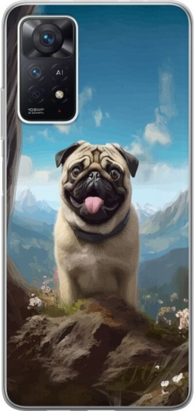 Mobildeksel til Xiaomi Redmi Note 11 Pro 5G med Glad Hund motiv