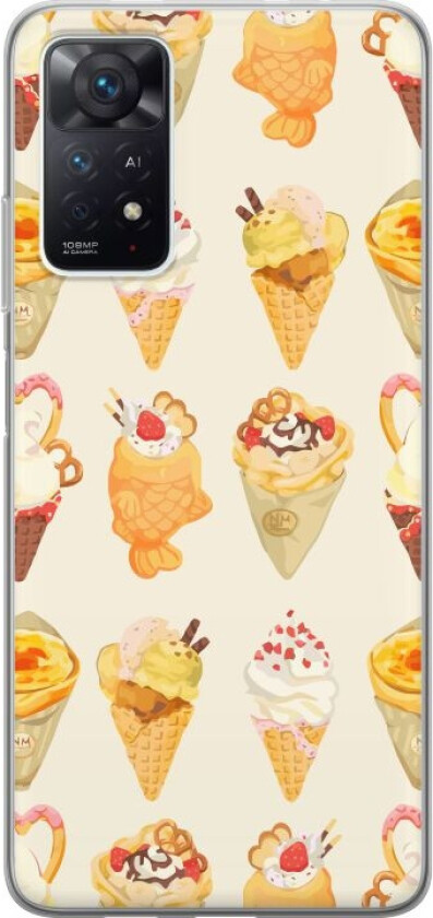 Mobildeksel til Xiaomi Redmi Note 11 Pro 5G med Glassig motiv