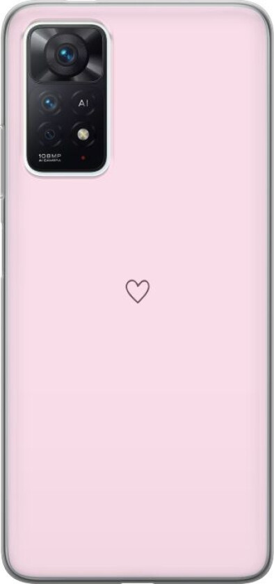 Mobildeksel til Xiaomi Redmi Note 11 Pro med Hjerte motiv