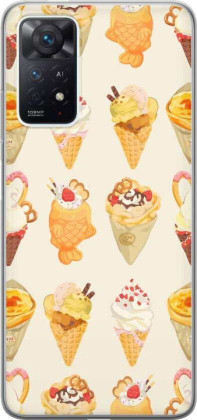 Mobildeksel til Xiaomi Redmi Note 11 Pro med Glassig motiv