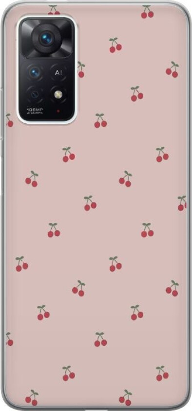 Mobildeksel til Xiaomi Redmi Note 11 Pro med Kirsebær motiv