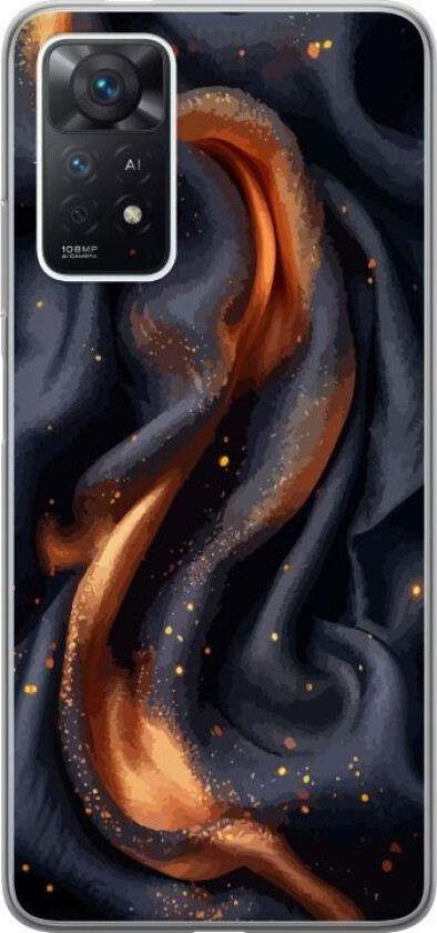 Mobildeksel til Xiaomi Redmi Note 11 Pro med Brennende silke motiv