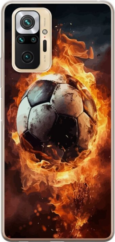 Mobildeksel til Xiaomi Redmi Note 10 Pro med Fotball motiv