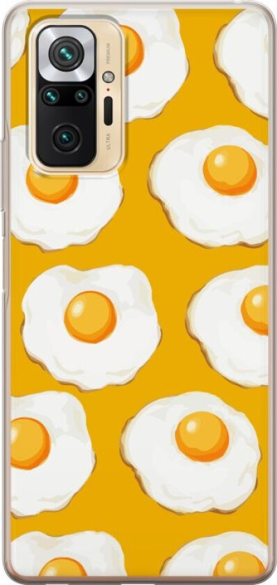Mobildeksel til Xiaomi Redmi Note 10 Pro med Stekt egg motiv