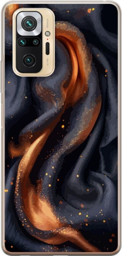 Mobildeksel til Xiaomi Redmi Note 10 Pro med Brennende silke motiv