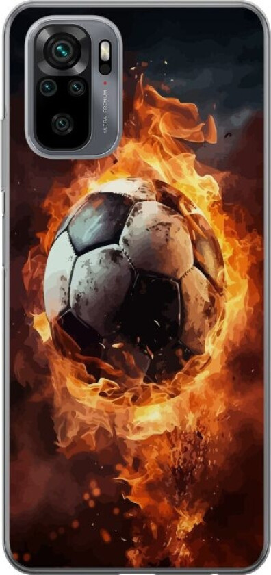 Mobildeksel til Xiaomi Redmi Note 10 med Fotball motiv