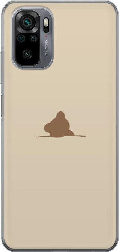 Mobildeksel til Xiaomi Redmi Note 10 med Nalle motiv